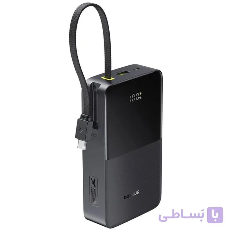 پاوربانک 22.5 وات بیسوس مدل PPBD2P-2020 ظرفیت 20000 میلی‌آمپرساعت — تصویر 1