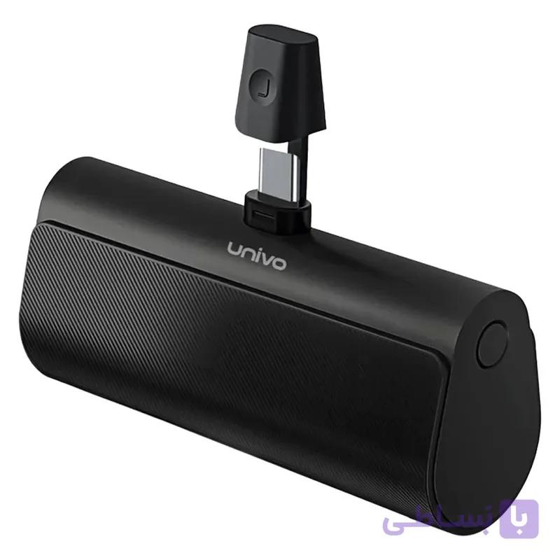 پاوربانک 10 وات یونیوو مدل UN5000 USB-C ظرفیت 4500 میلی آمپر ساعت — تصویر 1