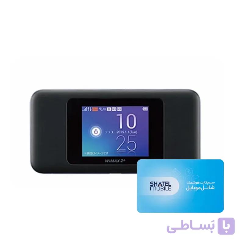 مودم 4.5G قابل حمل یوکیو هوآوی مدل Speed Wifi Next W06 به همراه سیم کارت شاتل با بسته 1 گیگ یک ماهه — تصویر 1