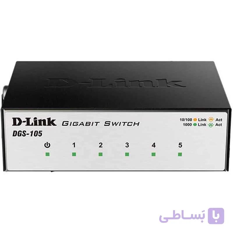 سوییچ 8 پورت گیگابیت و دسکتاپ دی-لینک مدل DGS-108
