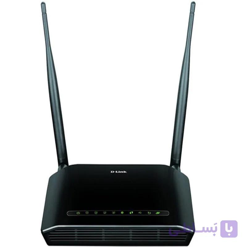 مودم روتر ADSL2 Plus بی سیم N300 دی لینک مدل DSL-124 — تصویر 1