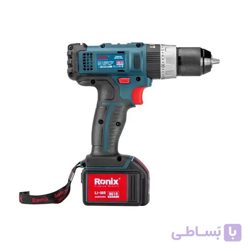 دریل شارژی رونیکس مدل 8618 — تصویر 1