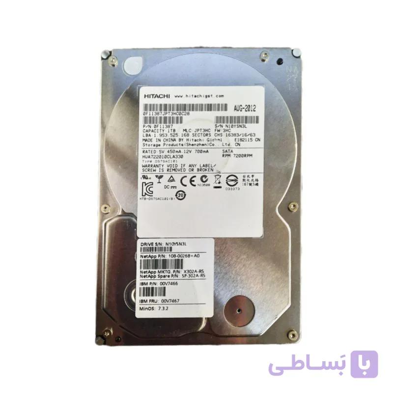 هارد دیسک اینترنال هیتاچی مدل HUA722010CLA330 ظرفیت 1 ترابایت — تصویر 1
