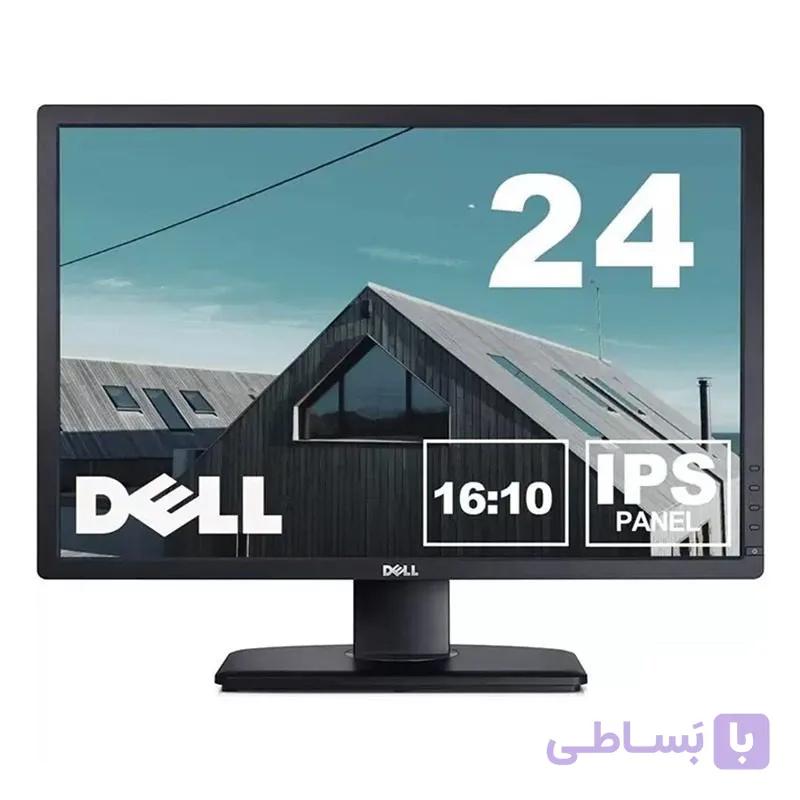 مانیتور 24 اینچی دل مدل Dell 24 U2412MC ، رزولوشن Full HD و نور پس‌زمینه LED، دارای یک عدد DVI، یک عدد DisplayPort، یک عدد VGA با نسبت تصویر 16:10 — تصویر 1