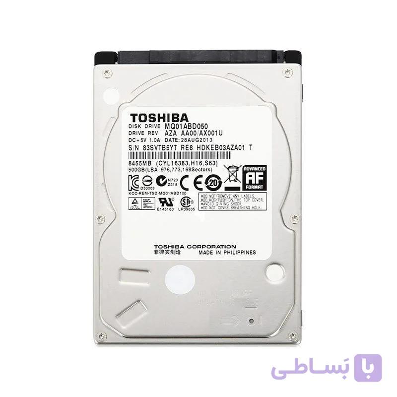 هارد دیسک لپ تاپ توشیبا مدل MQ01ABF050 ظرفیت 500 گیگابایت — تصویر 1