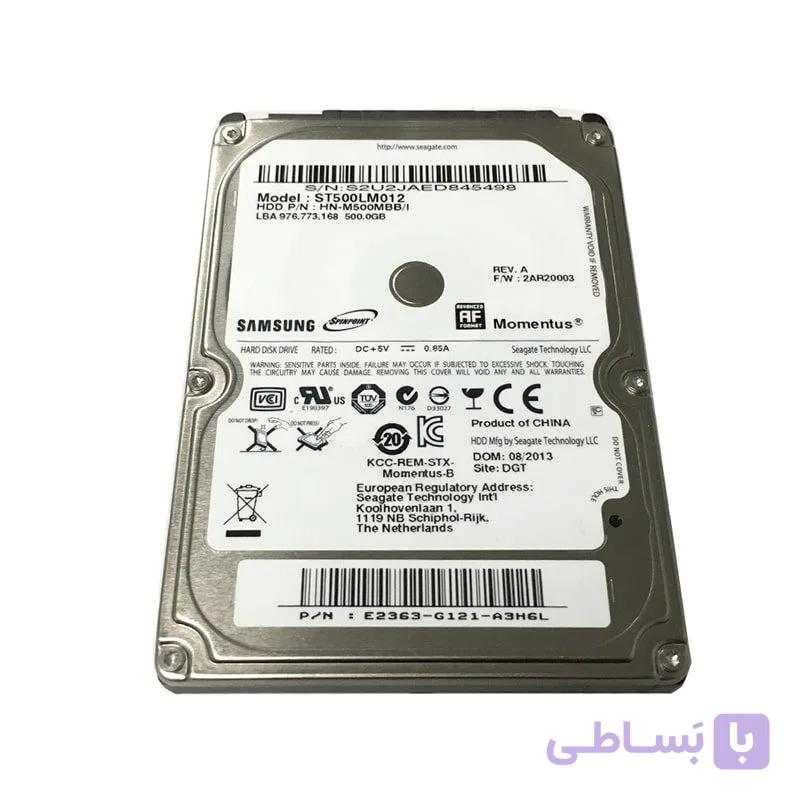 هارد دیسک لپ تاپ سامسونگ مدل Samsung ST500LM012  ظرفیت 500 گیگابایت — تصویر 1