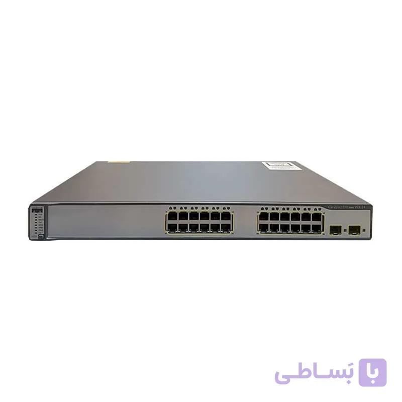 سوئیچ 24 پورت سیسکو مدل Cisco WS-C3750X-24T-S — تصویر 1