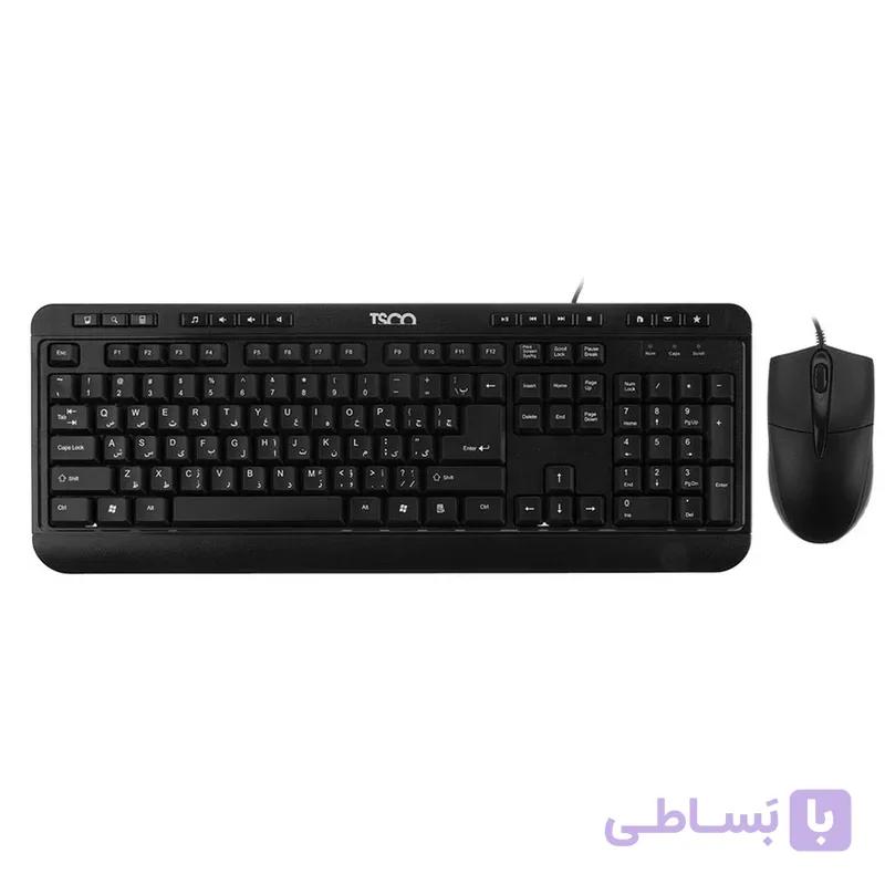 کیبورد و ماوس با سیم تسکو مدل Tsco TKM 8052 — تصویر 1