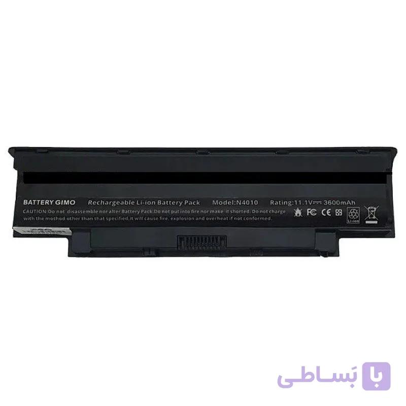 باتری لپ تاپ دل Inspiron N5010-N5110-N4010-N5030-6Cell مشکی-40 وات ساعت — تصویر 1