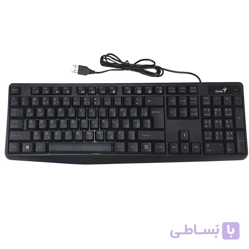 کیبورد سیم‌دار جنیوس مدل Genius GN-126