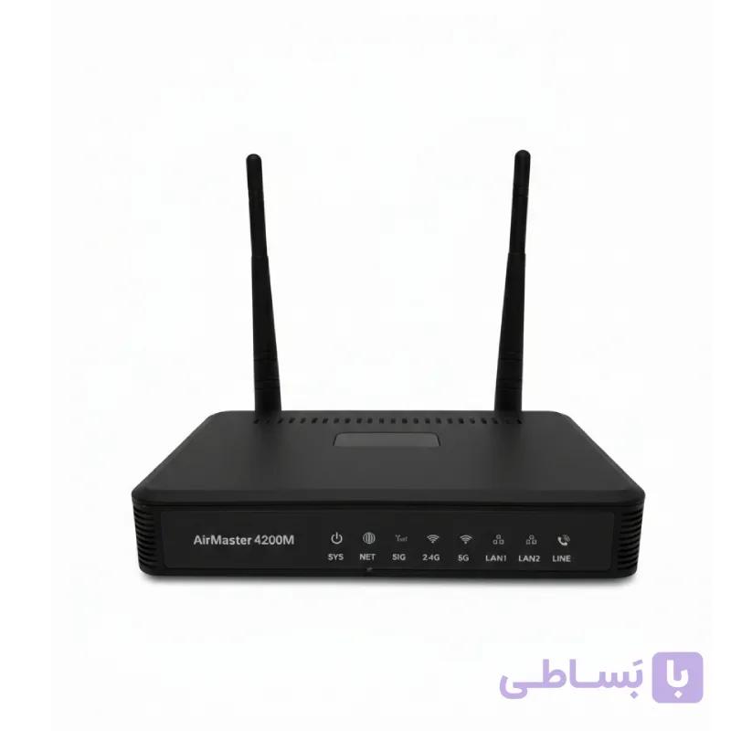 روتر دو باند ایر مستر مدل AirMASTER 4200M دارای قابلیت VOIP — تصویر 1