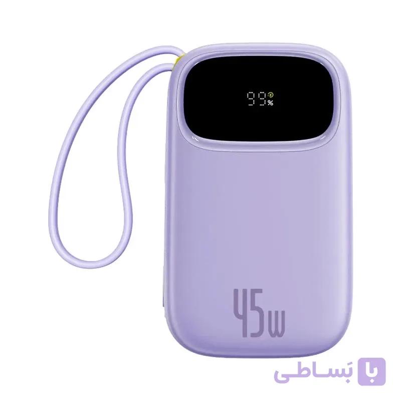 پاوربانک 45 وات بیسوس مدل Qpow 3 ظرفیت 20000 میلی‌آمپرساعت — تصویر 1