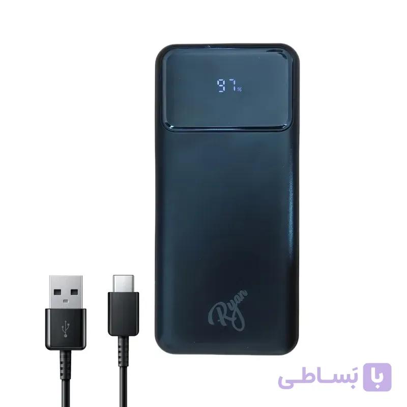 پاور بانک ریان مدل RP ظرفیت 20000 میلی آمپر ساعت — تصویر 1