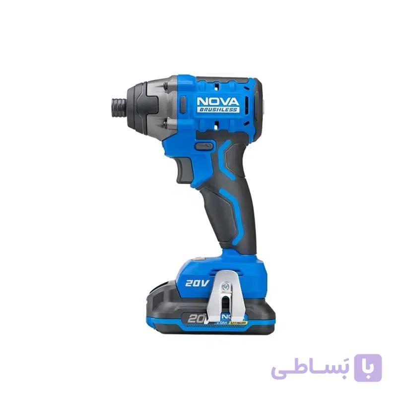 پیچ گوشتی شارژی 20 ولت براشلس نووا مدل 7730 — تصویر 1