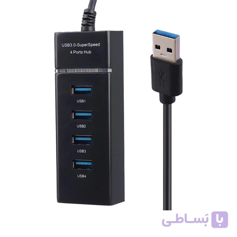 هاب 4 پورت USB 3.0 گریت مدل Great 303 — تصویر 1