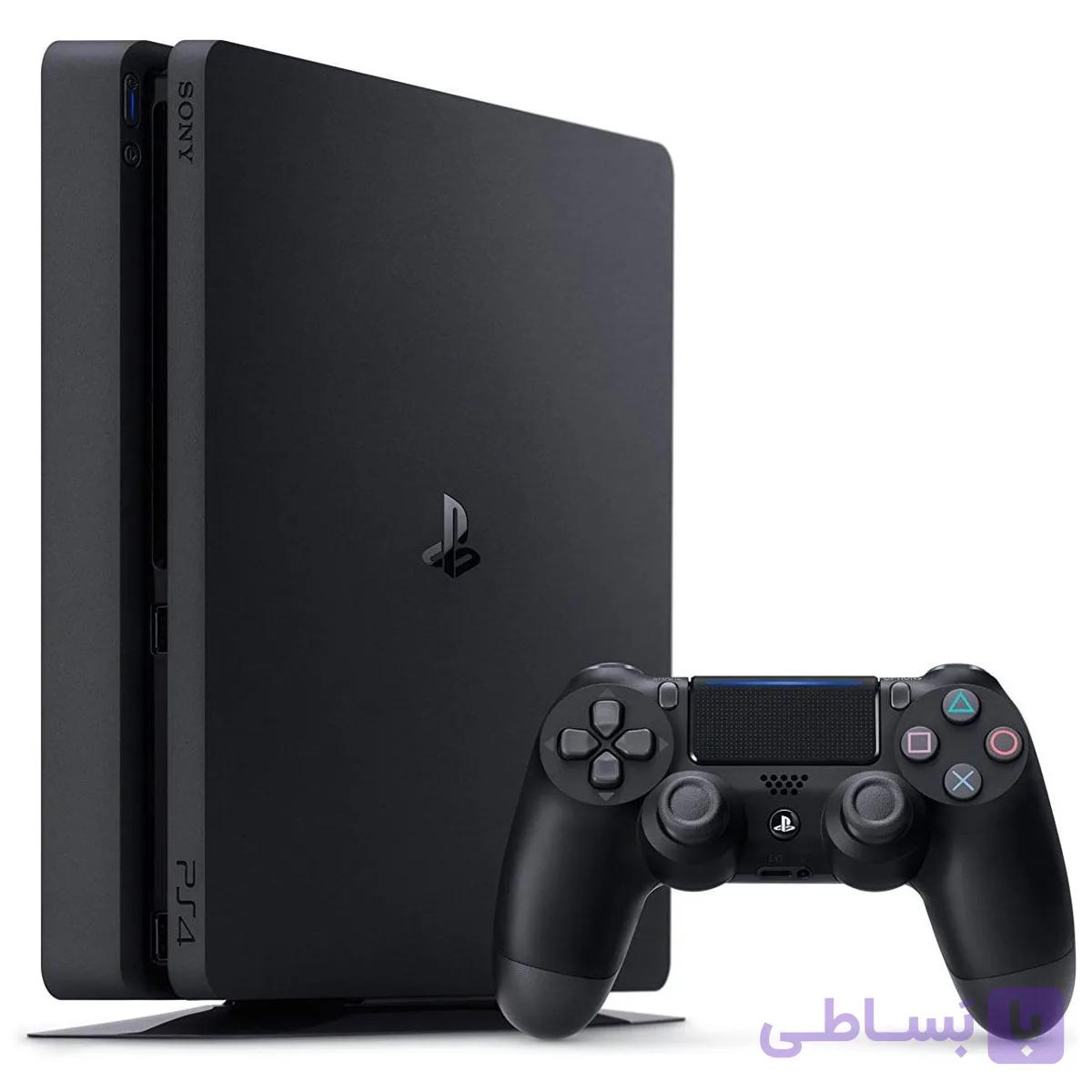 کنسول بازی سونی مدل Playstation 4 Slim ظرفیت 1 ترابایت – سفید – استوک — تصویر 1