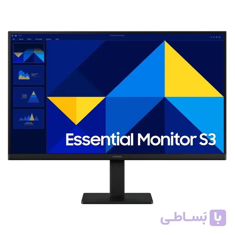 مانیتور 27 اینچ سامسونگ مدل Essential Monitor S3 S30GD LS27D300 — تصویر 1