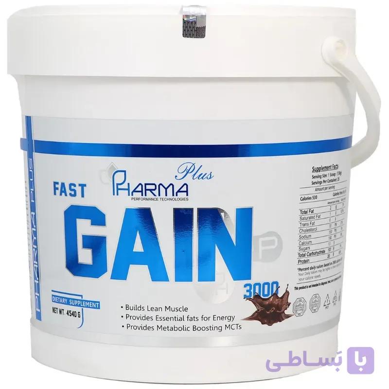 پودر خوراکی فست گین فارما پلاس با طعم شکلات 4540 گرم — تصویر 1