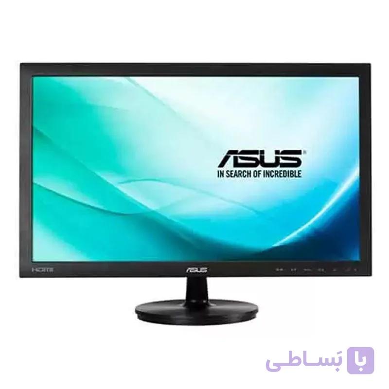 مانیتور 24 اینچی ایسوس مدل Asus VS247HR، رزولوشن Full HD و نور پس‌زمینه LED، دارای یک عدد VGA، یک عدد DVI، یک عدد HDMI، خروجی هدفون با نسبت تصویر 16:9 — تصویر 1