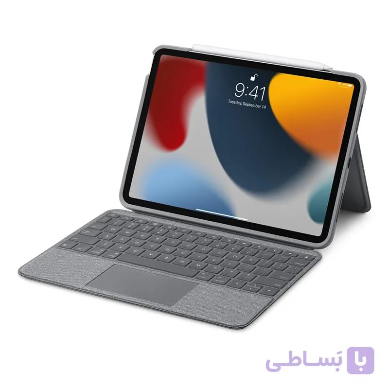 کیبورد کاور بی‌سیم لاجیتک مدل Logitech Folio Touch مخصوص Ipad Air — تصویر 1