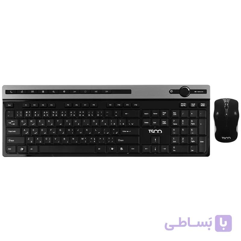 کیبورد و موس بی سیم تسکو مدل Tsco TKM-7106W — تصویر 1
