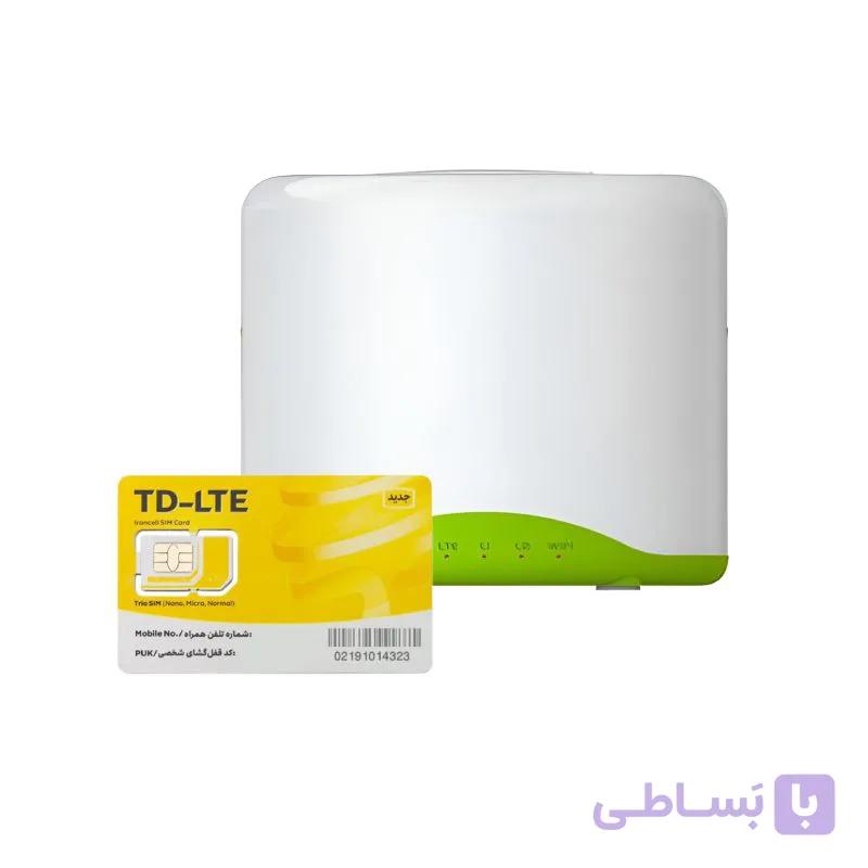 مودم TD-LTE/4G سئوون اس ال سی مدل SLC-130S42G به همراه سیم کارت مبین نت با بسته 300 گیگ یکساله — تصویر 1
