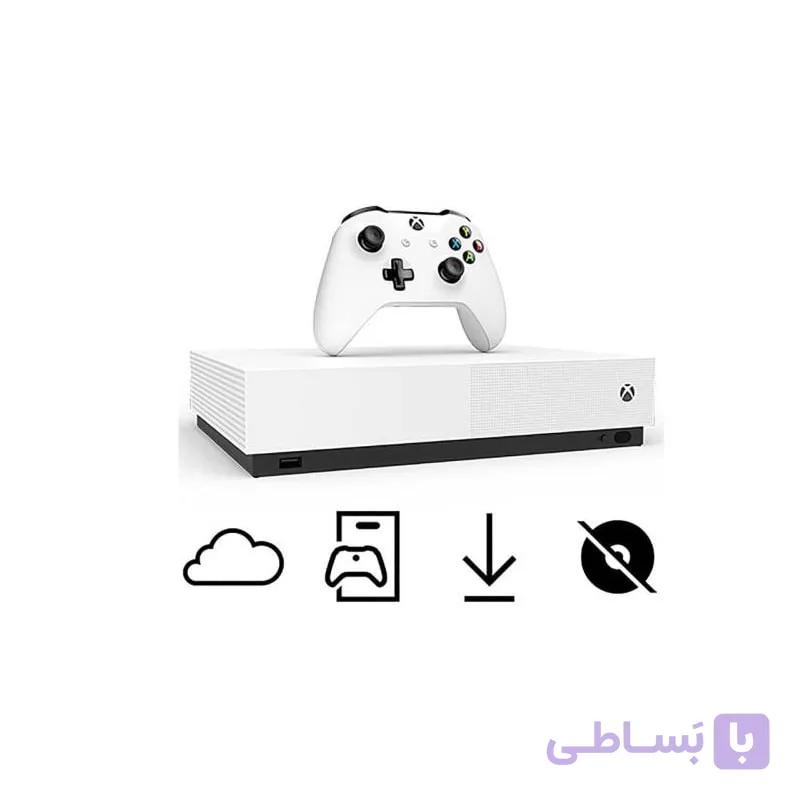 کنسول بازی مایکروسافت مدل Xbox One S ظرفیت 1 ترابایت بدون درایو (دیجیتال) فول گیم — تصویر 1