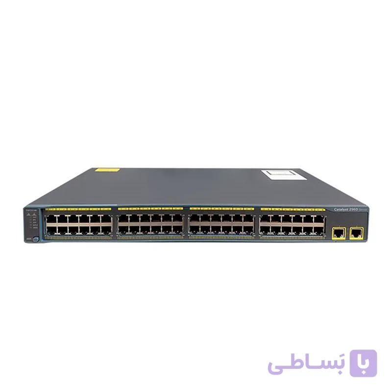 سوئیچ شبکه سیسکو 48 پورت WS-C2960-48TC-L — تصویر 1