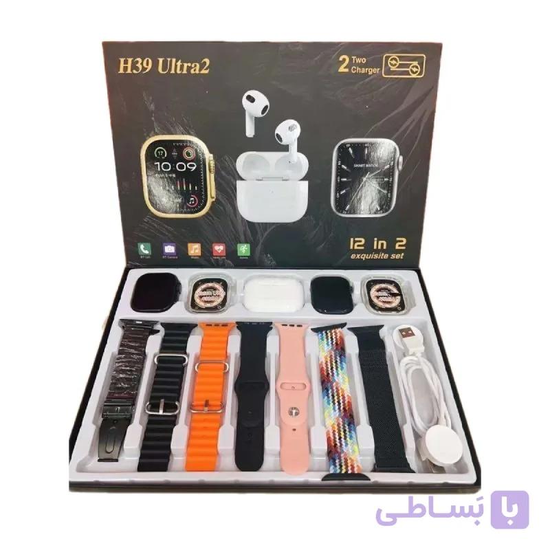 ساعت هوشمند 12 در 2 مدل H39 Ultra 2 — تصویر 1
