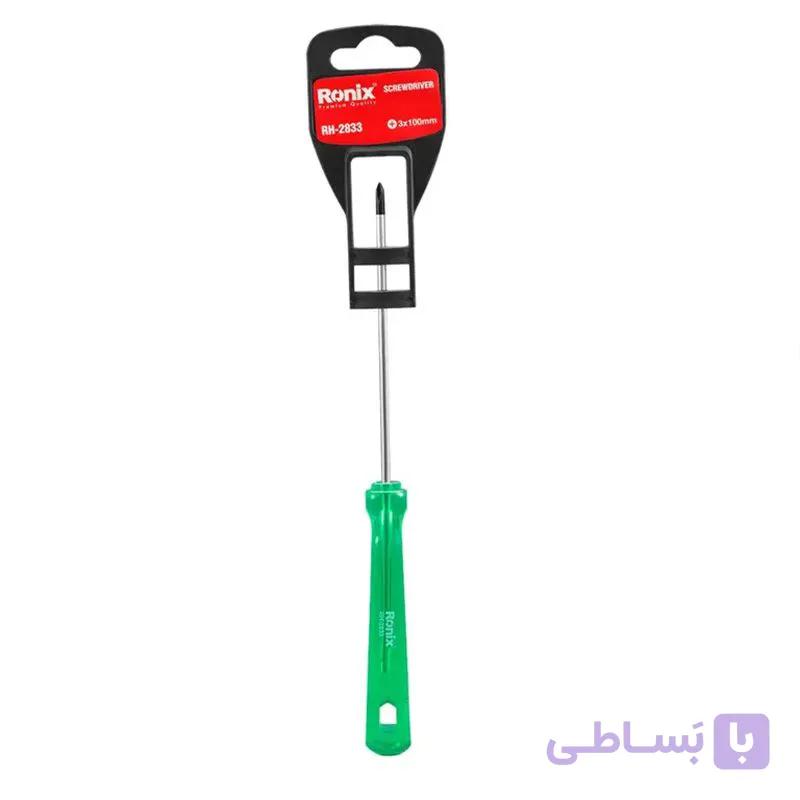 پیچ گوشتی 100×3 چهارسو RH-2833 — تصویر 1