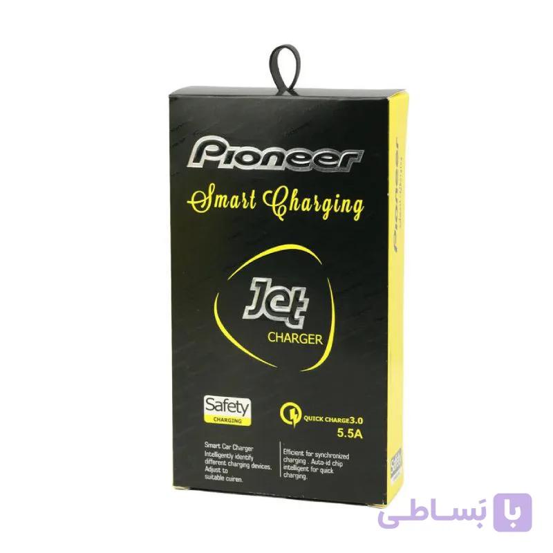 شارژر فندکی پایونیر 5.5 آمپر فست شارژ مدل WKN-603 — تصویر 1