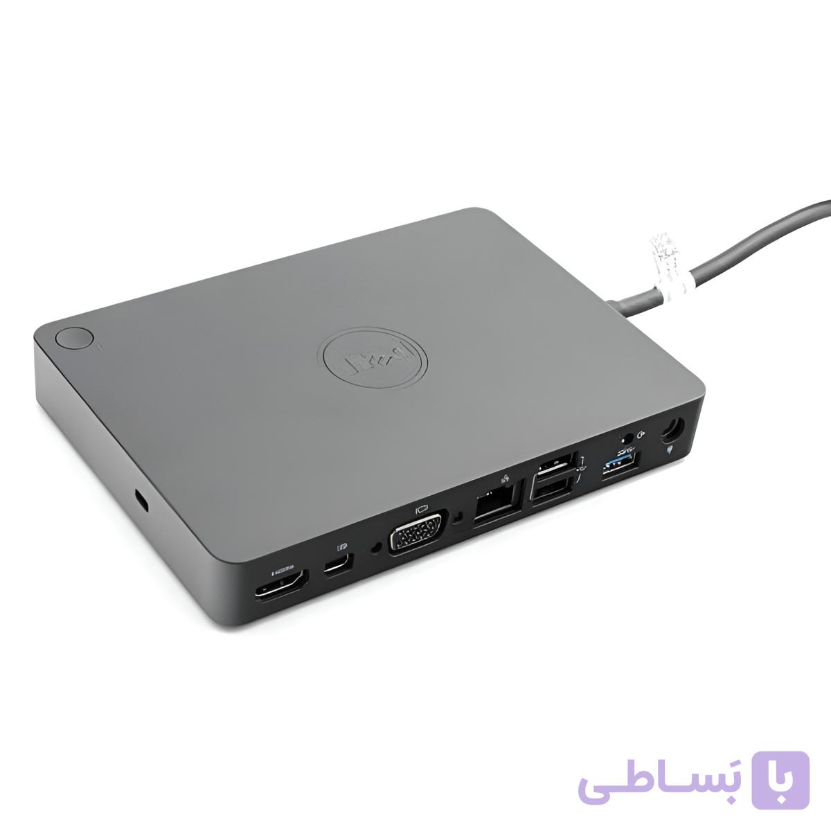 داک استیشن دل مدل WD15 USB-C Docking Station – Dual 4K Displays or Single 4K Display with MiniDP, HDMI, VGA for Dell USB-C Laptops (1DP, 1HDMI, 1VGA, 3USB3.0, 2USB 2.0, 1Audio, 1Speaker Out) — تصویر 1