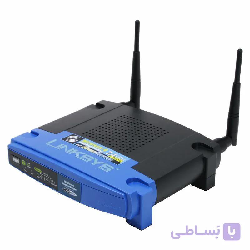 روتر اکسس پوینت بی سیم لینکسیس مدل WRT54GS — تصویر 1