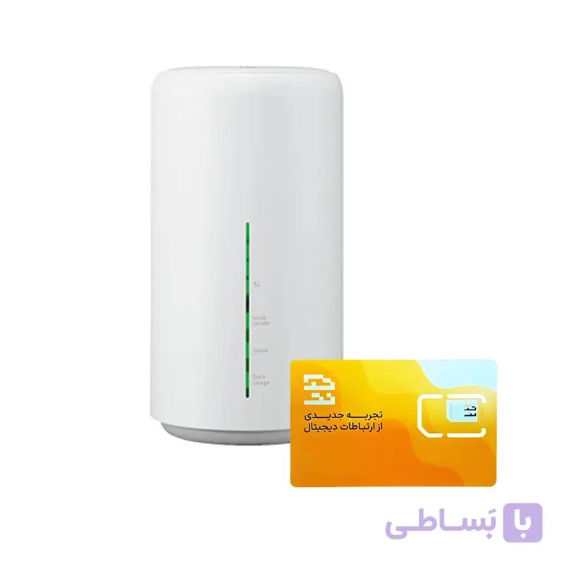 مودم 4.5G/TD-LTE هوآوی مدل Speed Wi-Fi HOME L02 HWS33MWU به همراه سیم کارت تک نت 300 گیگ یک ساله — تصویر 1