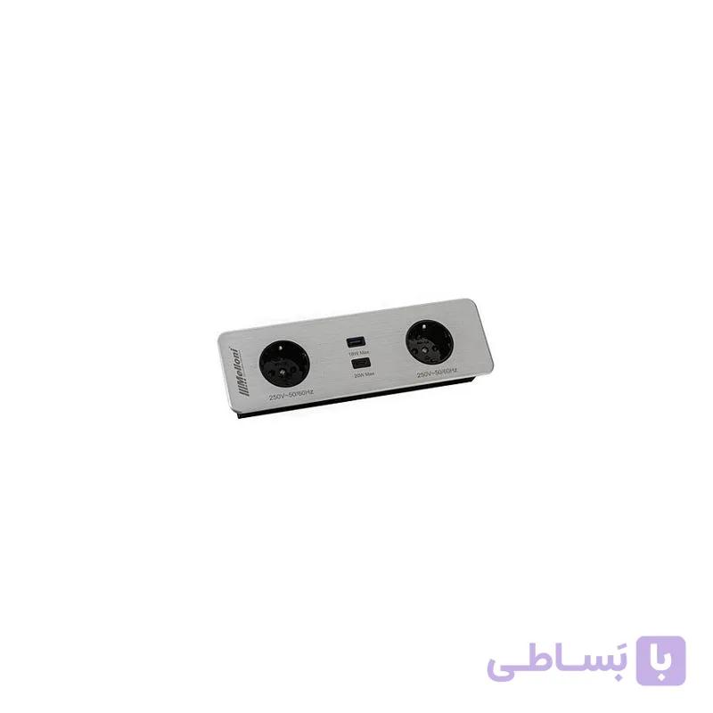 پریز توکار ملونی مدل 10056 — تصویر 1