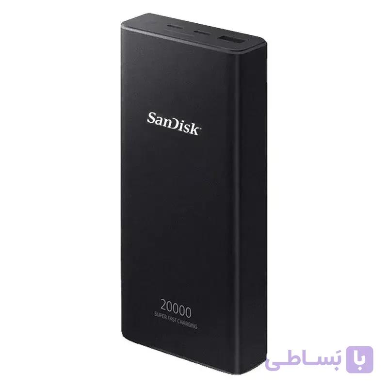 پاوربانک 25 وات سن دیسک مدل EXTREME PRO Super Fast ظرفیت 20000 میلی آمپر — تصویر 1