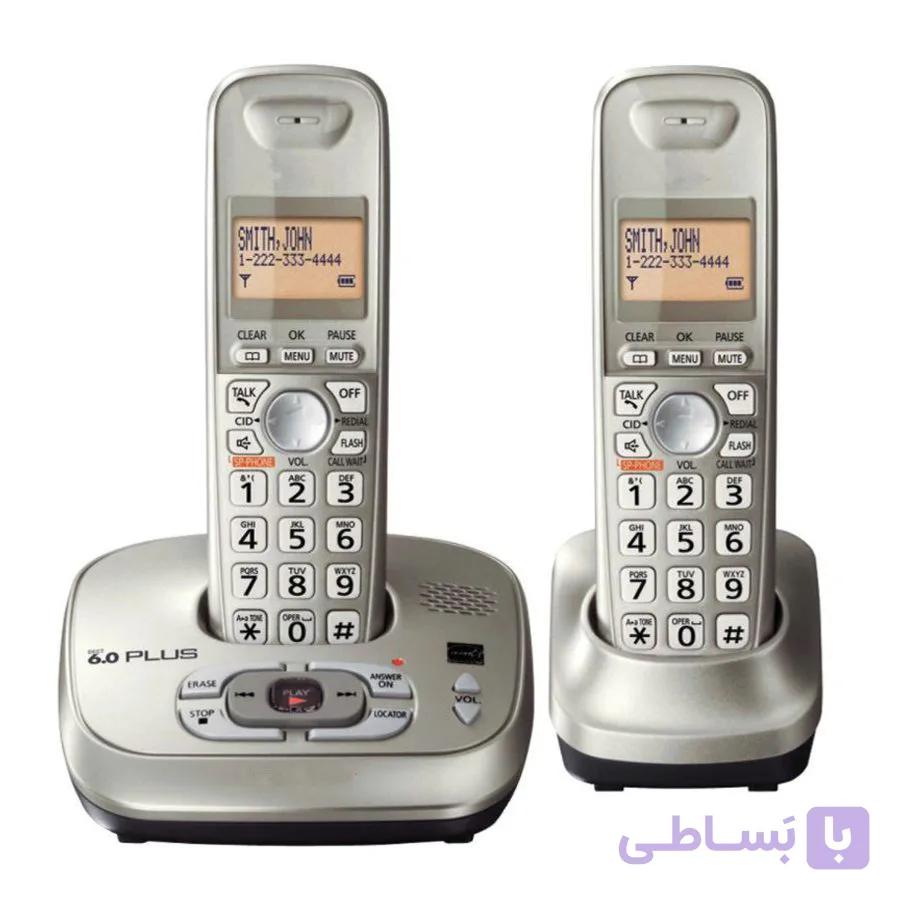 تلفن بی‌سیم دوگوشی پاناسونیک مدل KX-TG4021 — تصویر 1