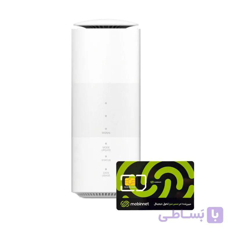 مودم روتر 5G/4G زد تی ای مدل Speed Wi-Fi HOME 5G L11 CAT.21 به همراه سیم کارت 360 درجه مبین نت با بسته 100 گیگ شش ماهه — تصویر 1