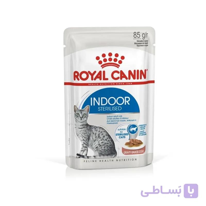 پوچ گربه عقیم شده ایندور رویال کنین 85 گرم Whiskas Pouch — تصویر 1