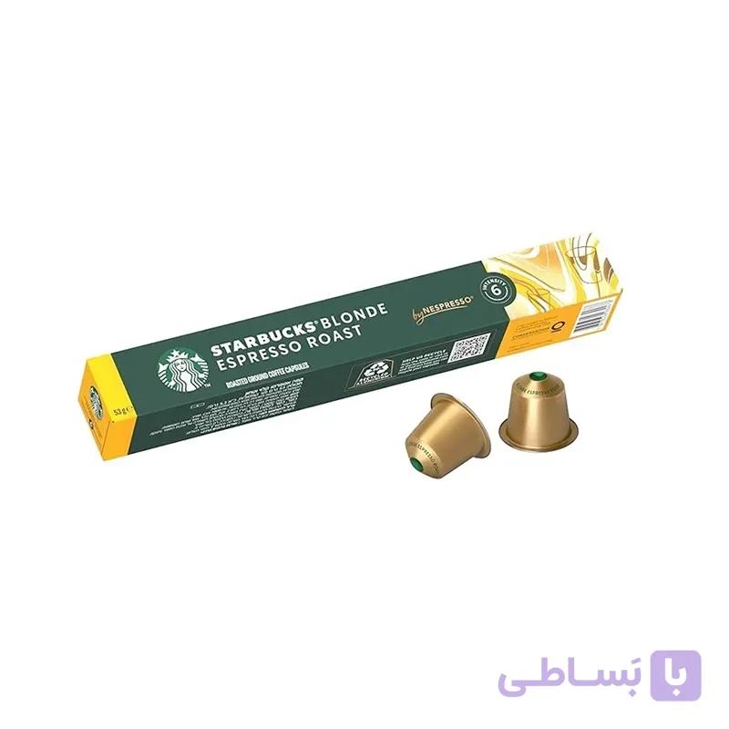 کپسول قهوه استارباکس مدل بلوند اسپرسو روست شدت 6 — تصویر 1