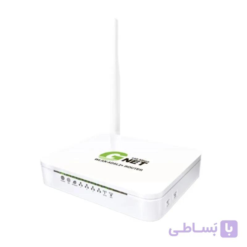 مودم روتر +ADSL2 بی سیم جی نت مدل +G-net AD1504 — تصویر 1