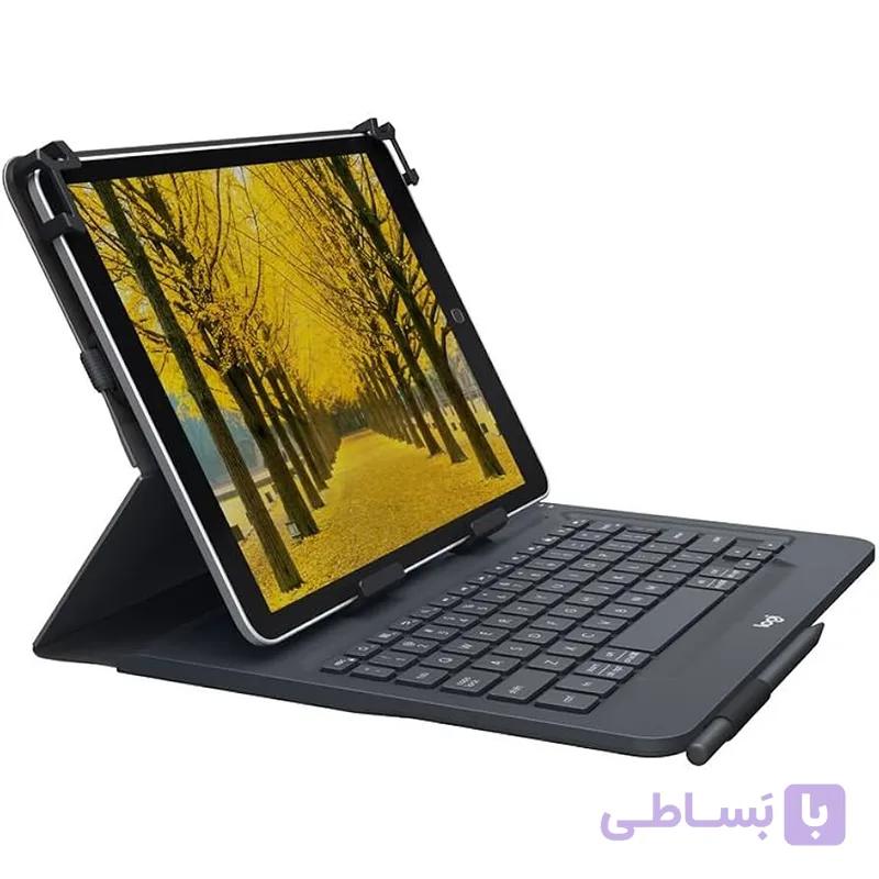 کیف و کیبورد بی سیم لاجیتک مدل LOGITECH UNIVERSAL FOLIO — تصویر 1