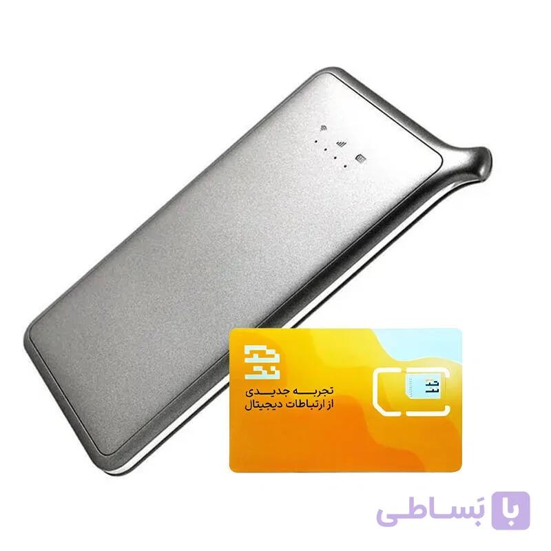 مودم 3G/4G قابل حمل کلود ایر هوآوی مدل U2s به همراه سیم کارت تک نت با بسته 90 گیگ سه ماهه — تصویر 1