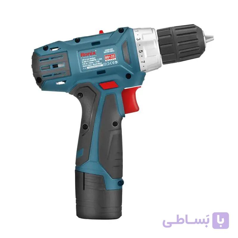 پیچ گوشتی شارژی رونیکس مدل 8012C — تصویر 1