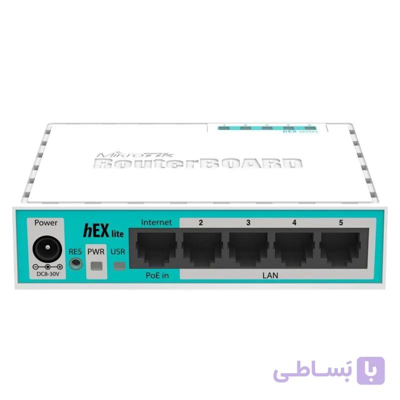 روتر میکروتیک مدل Mikrotik RB750r2 hex lite — تصویر 1