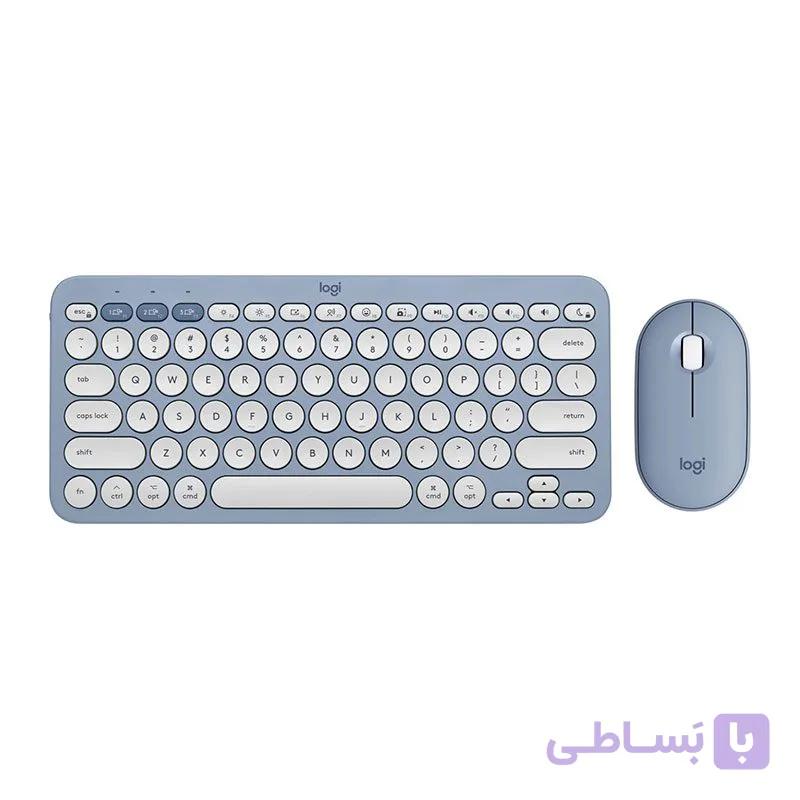 کیبورد و ماوس بی‌سیم لاجیتک مدل Logitech PEBBLE2 COMBO — تصویر 1