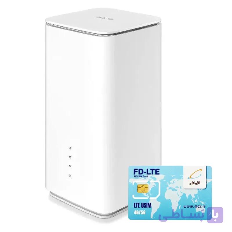 مودم 4G/5G اوپو مدل OPPO 5G CPE T1a CTC03 به همراه سیم کارت همراه اول 3 گیگ سه ماهه — تصویر 1