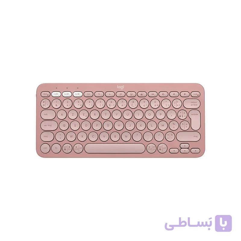 کیبورد بی سیم لاجیتک مدل Logitech PEBBLE KEYS2 K380S — تصویر 1