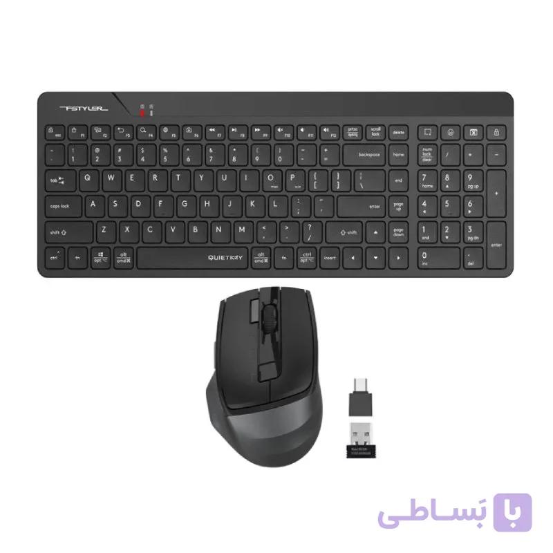 کیبورد و ماوس بی سیم ای فورتک مدل A4Tech FG 2400 AIR2 — تصویر 1