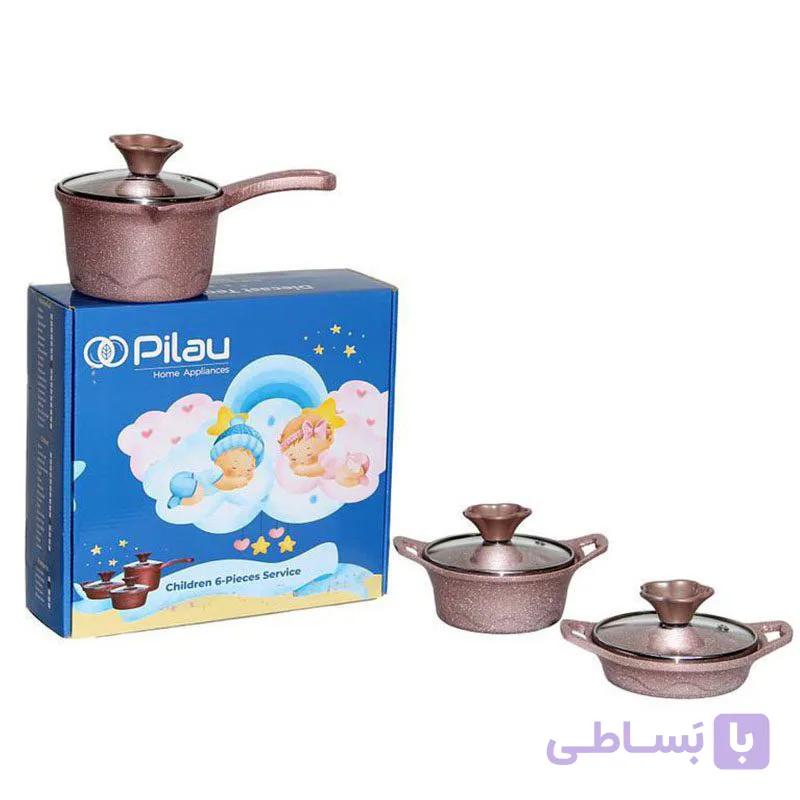 سرویس قابلمه 6 پارچه سیسمونی گرانیت پیلو مدل زندگی Pilau — تصویر 1